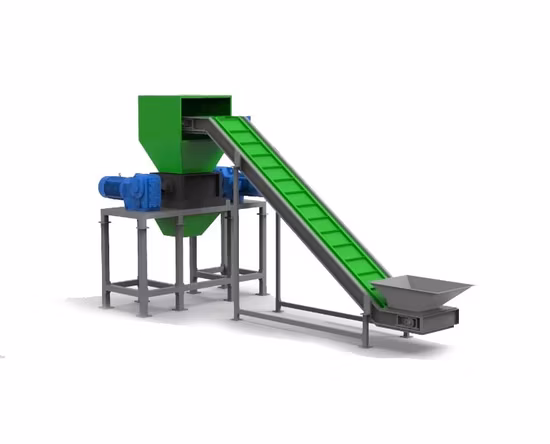 Resíduos de máquinas/triturador de tubos PP/PE com grande capacidade