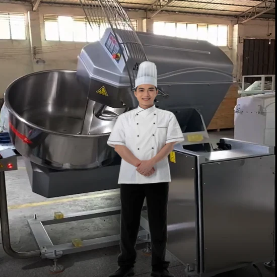 Comercial Industrial Elétrico 8 100kg 20L 260L Alimentos Pão Cozimento Equipamento de Padaria Suporte de Movimento Duplo Máquina Espiral de Massa Espiral Misturador de Massa de Farinha