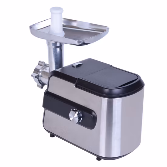 Enchimento de salsicha pequena para uso doméstico Mini moedor de carne elétrico de aço inoxidável